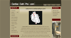 Desktop Screenshot of cardiaccathpro.com